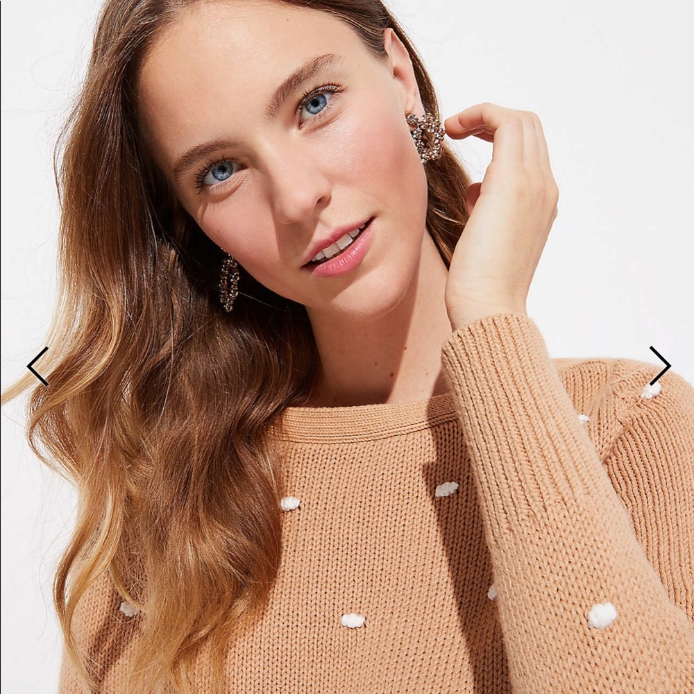 LOFT Bobble Stitch Sweater - Picture 2 of 4
